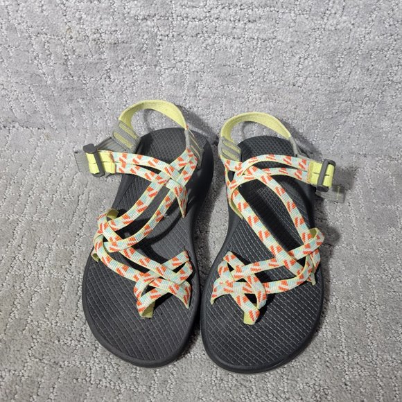 Chaco ZX/2 Women's Size US 7 Classic Prism Yellow Sport Adjustable Sandals.  NEW - Picture 6 of 12